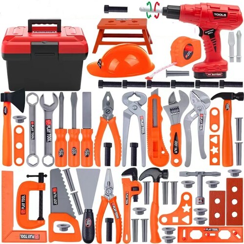 Kit De Herramientas De Reparación De Juguete Para Niños