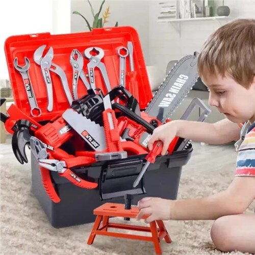 Kit De Herramientas De Reparación De Juguete Para Niños