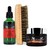 Tratamiento para cabello y barba bergamota con MINOXIDIL 5%, Cera modeladora y Cepillo de madera color café  Josue Echavarria