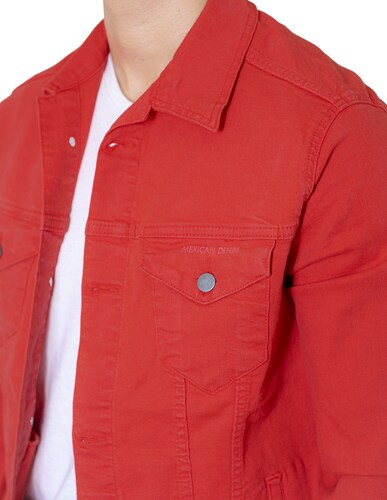 Chamarra Roja Indicum para Hombre