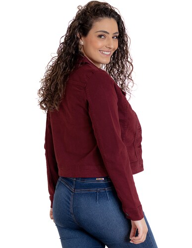 Chamarra Wine Indicum para Mujer
