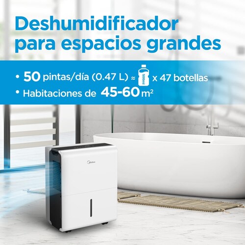 Deshumidificador 1 litro para habitaciones y armarios con