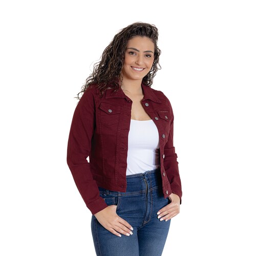 Chamarra Wine Indicum para Mujer