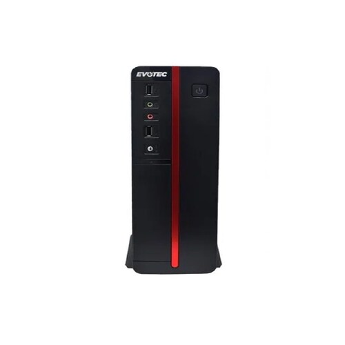 Gabinete Evotec  Viena Slim, Gabinete, m ATX, Negro, 600 W