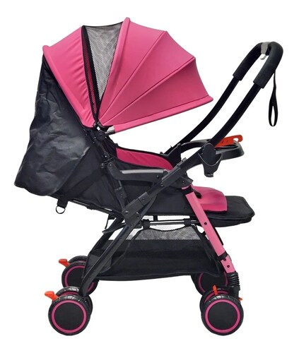 Carriola Golf Rosa Para Bebé Reversible Prinsel 