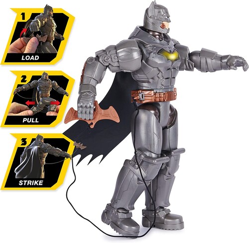 Batman Figura Battle Strike 15 Sonidos Luz 30 Cm Dc Spin Master.