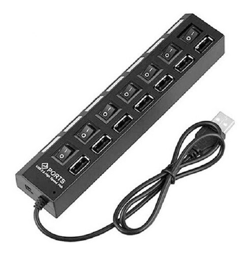Multi Contacto Usb 7 Puertos Switch - Ports