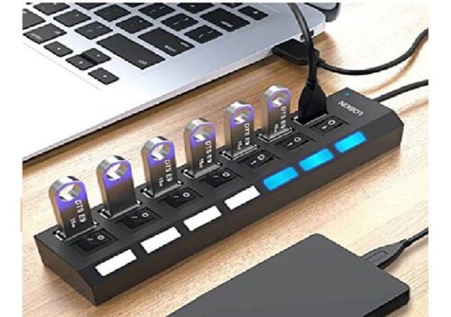 Multi Contacto Usb 7 Puertos Switch - Ports