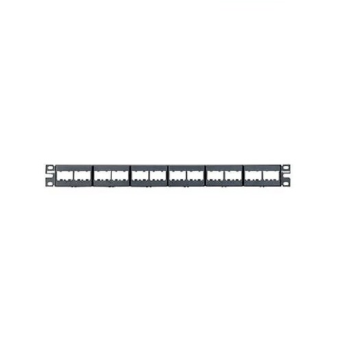 Panduit CPP24WBLY Panel de Parcheo Modular para Rack de 19'', 1U, 24 Puertos 