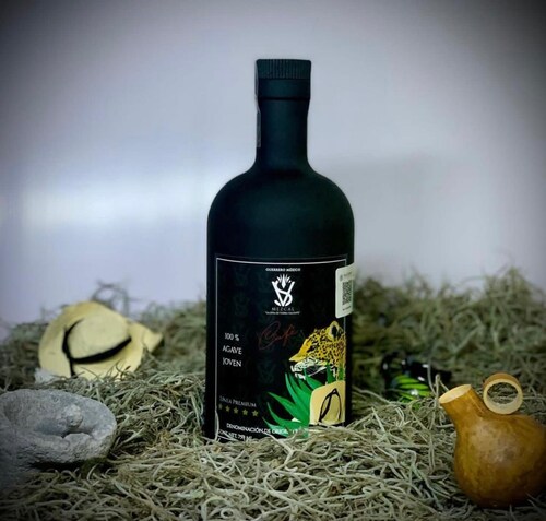 Mezcal SV cupreata destilado con cafe 750ml