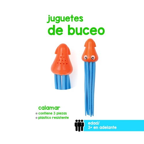 Juguete De Buceo De Pulpo De Colores Juguete De Natación
