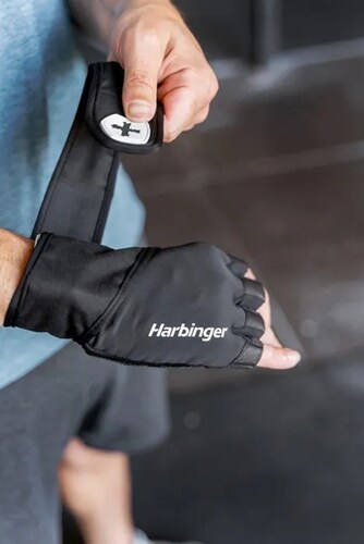 Guantes Muñequera Hombre Harbinger Gym Grip Wristwrap 10526