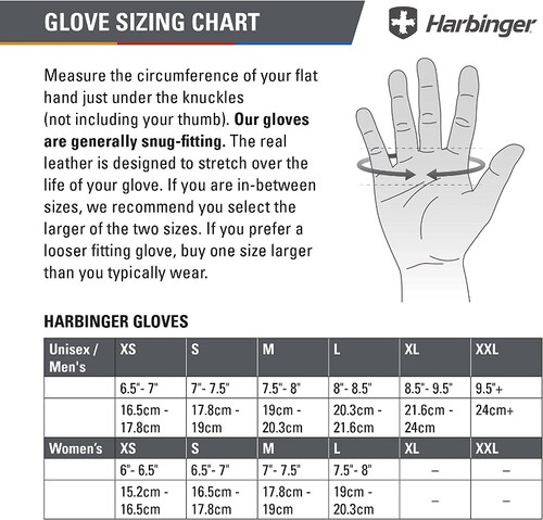 Guantes Muñequera Hombre Harbinger Gym Grip Wristwrap 10526