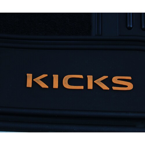 Juego Tapetes Uso Rudo Naranja Original Nissan Kicks 16-20