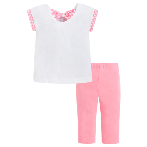 Conjunto de leggings corsario y camiseta estilo retro para niña marca Mayoral