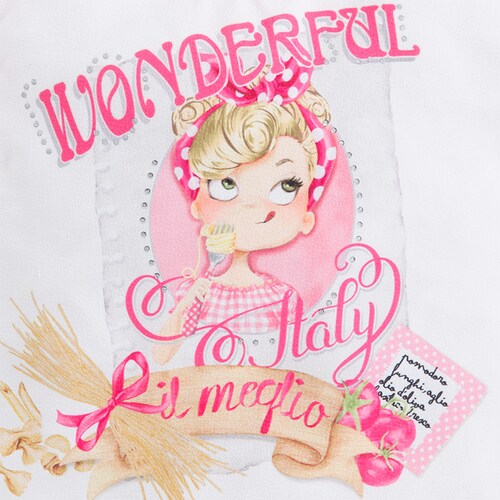 Conjunto de leggings corsario y camiseta estilo retro para niña marca Mayoral