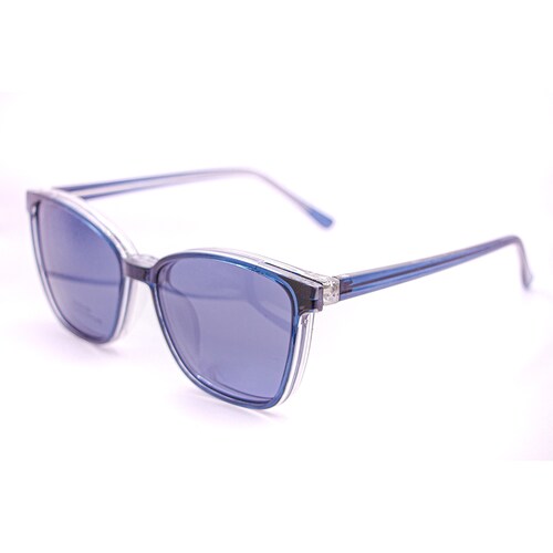 Armazón Con Clip On Solar Azul M