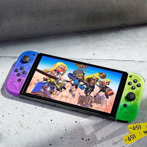 Consola Nintendo Switch Oled Modelo Splatoon 3 Special Edition Pantalla 7 pulgadas