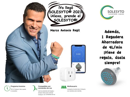 Calentador de agua solar y eléctrico SOLESYTO Hibrido Baja Presión 80 litros Mod 2024