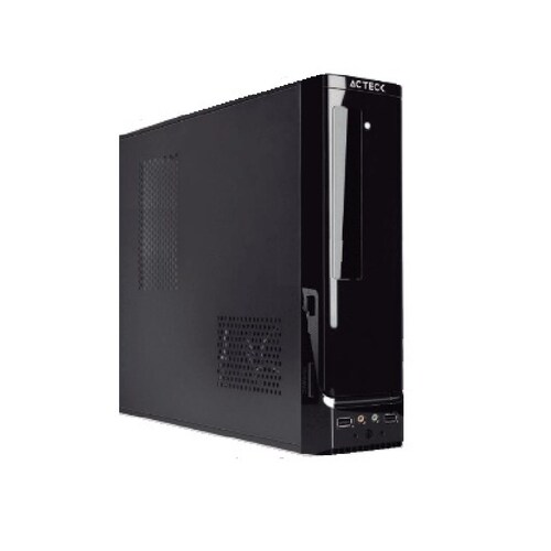 Gabinete Acteck Slim Atom, Mini-Tower, Micro ATX/Mini-ITX, USB 3.0, con Fuente de 450W 