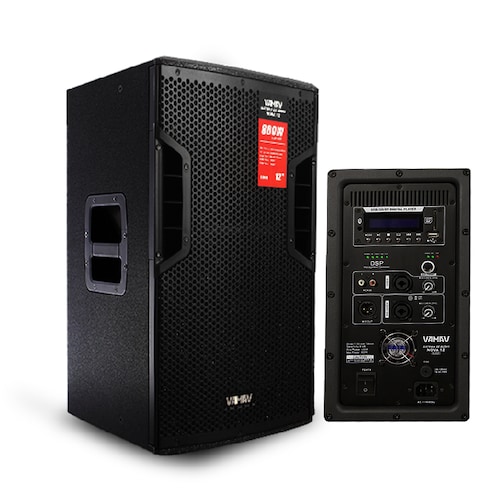 Bafle Amplificado VAMAV Nova12 400w Rms Clase D.