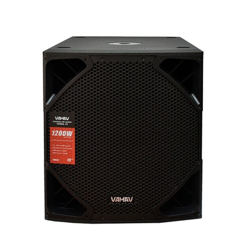 Subwoofer Amplificado Vamav Terra 15 Con 600 W Rms  .