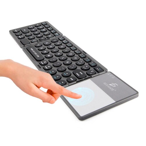 Teclado Inalámbrico con trackpad para Windows y Mac 