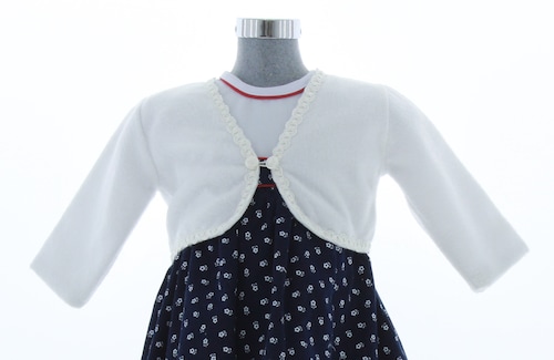 Sueter Niña Bolero Blanco 3113 1 a 6 Años
