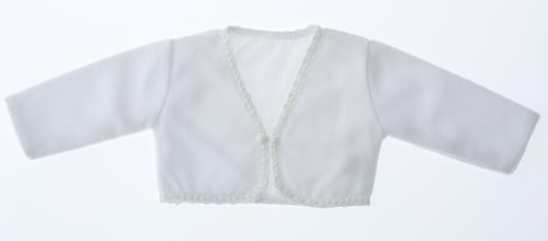 Sueter Niña Bolero Blanco 3113 1 a 6 Años