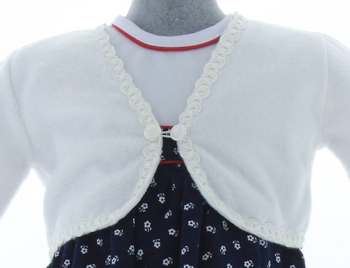 Sueter Niña Bolero Blanco 3113 1 a 6 Años