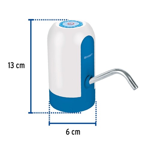 Dispensador de Agua para Garrafón Automático Recargable USB Foset 