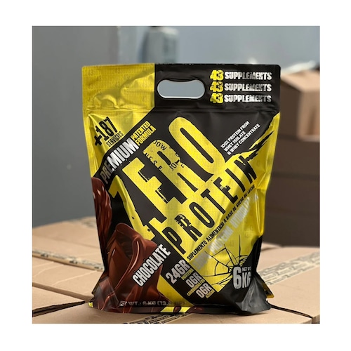 Proteina 43 Supplements Zero Protein 13.2lbs 187 Serv. - Galleta