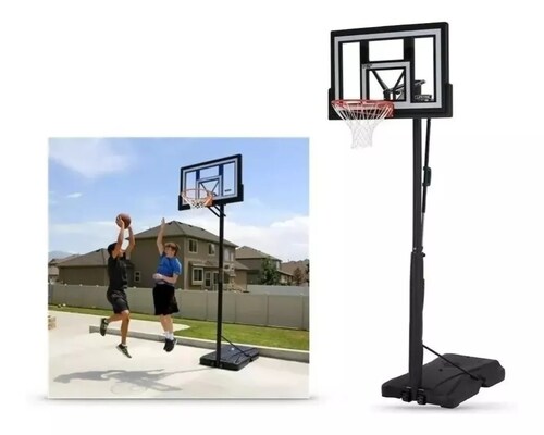 Tablero de Basquetbol Lifetime Ajustable Portátil 46 Pulgadas Blanco basketball