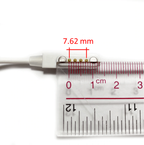 Cargador Magnético Para Smart Watch Reloj Inteligente 4 Pines 7,62 Mm..