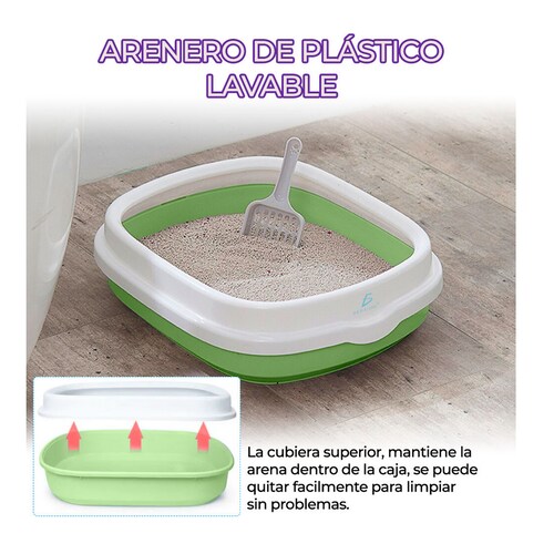 Caja De Arena Para Gatos Mascota Con Pala
