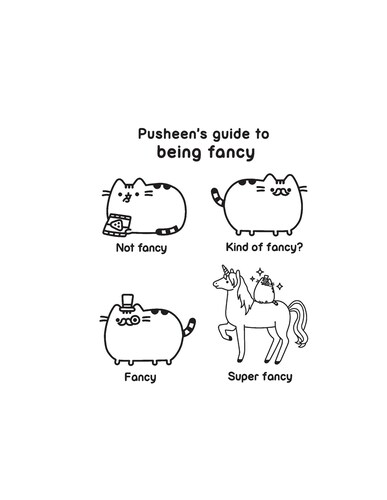 Mini Libro Para Colorear De Gato Pusheen Chico