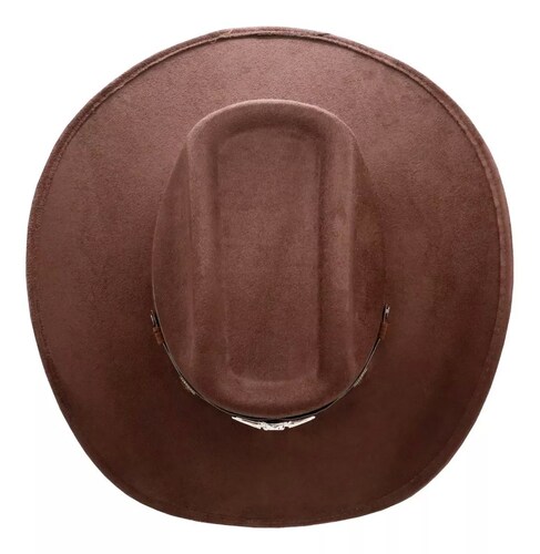Sombrero Unisex Vaquero Texana 8 Segundos Gamuza Toquilla Taurina 134 Chocolate