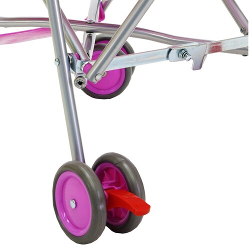 Carriola De Baston Trip II Rosa Plegable Prinsel.