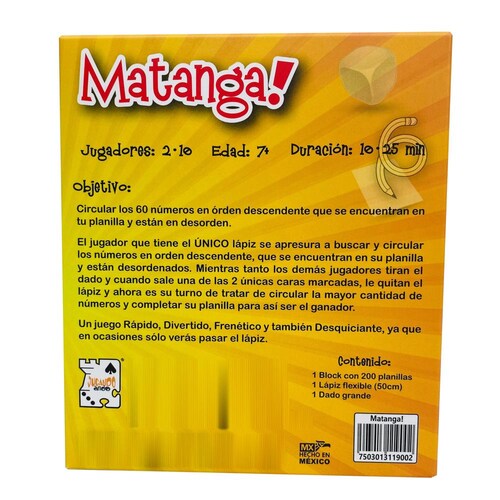 Matanga! en español de JugandoAndo.