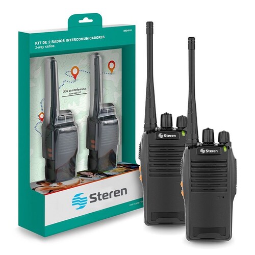 Radios WALKIE TALKIES Alcance Hasta 30km 16 Canales Steren