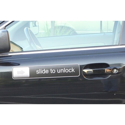 Imán decorativo tamaño gigante slide to unlock 