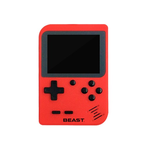 Consola Juegos Retro Beast Pocket 400 Juegos En Uno Rojo