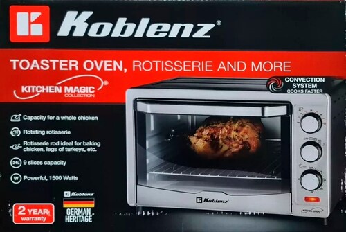 1500 Watts Large Capacity Toaster Oven With Rotisserie - HKM-1500 R