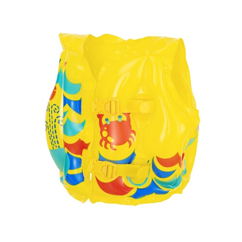 Chaleco Flotador Salvavidas Bestway Infantil Amarillo 41 cm