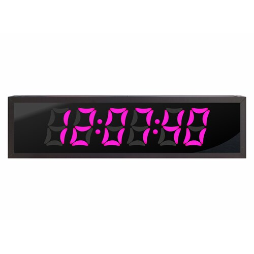 Reloj Digital de Pared con marco de aluminio Cronómetro y