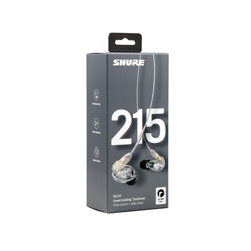 Audífonos In-ear SHURE Se215-cl Con Aislamiento De Sonido.