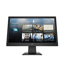 Monitor HP WIDE- 19"- 1600 x 900- VGA- LED- Negro- Equipo Clase A, Reacondicionado.