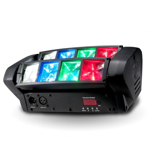 Luces movibles ALIEN MINI SPIDER 8X3W/RGBW/DMX