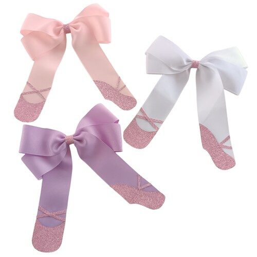 Trío de moños ballet, Cute as a bug, lindos moños para el cabello. 