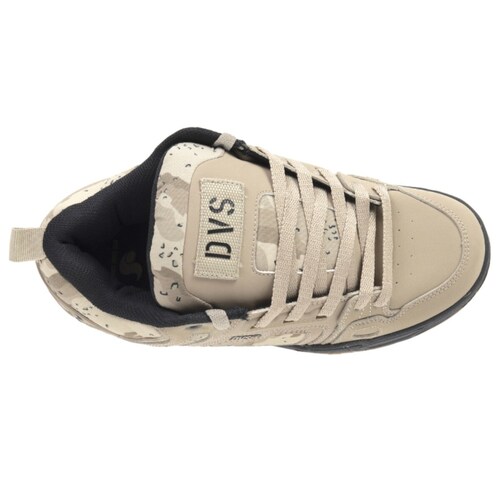 Tenis DVS Comanche 270 TAN CAMO BLACK NUBUCK